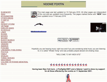 Tablet Screenshot of nooniefortin.com